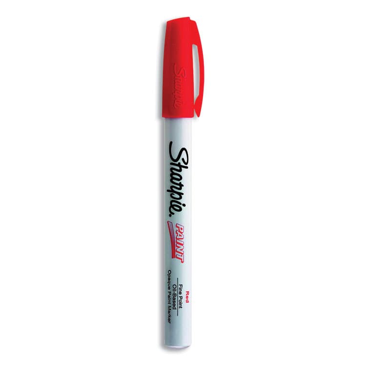 SANFORD Permanent Paint Marker, Fine Bullet Tip, Red (SAN35535)