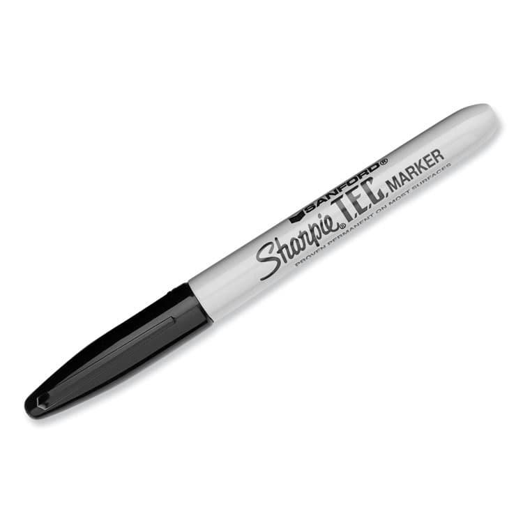 SANFORD T.E.C. Permanent Marker, Fine Bullet Tip, Black (SAN13401)