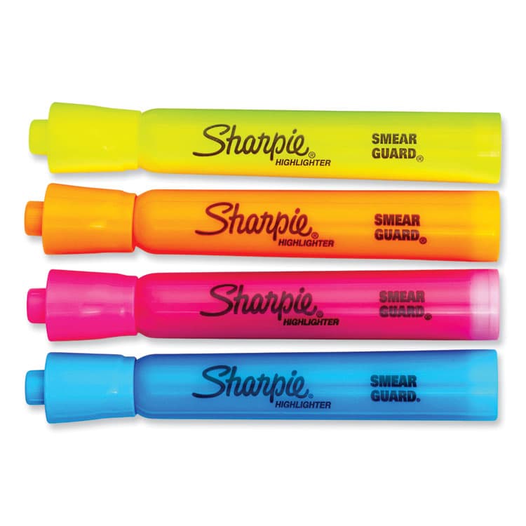 SANFORD Tank Style Highlighters, Assorted Ink Colors, Chisel Tip, Assorted Barrel Colors, 6/Set (SAN25876PP) thumbnail 2