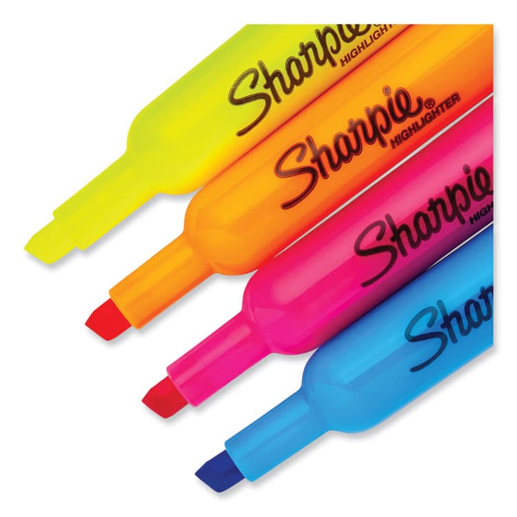 SANFORD Tank Style Highlighters, Assorted Ink Colors, Chisel Tip, Assorted Barrel Colors, 6/Set (SAN25876PP) thumbnail 3