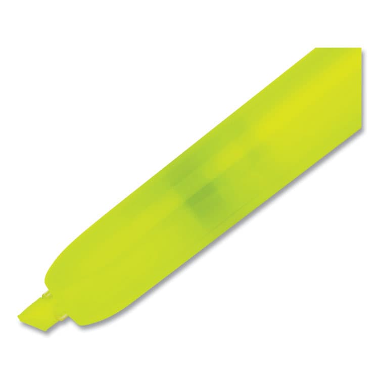 SANFORD Retractable Highlighters, Fluorescent Yellow Ink, Chisel Tip, Yellow/Black Barrel, Dozen (SAN28025) thumbnail 3