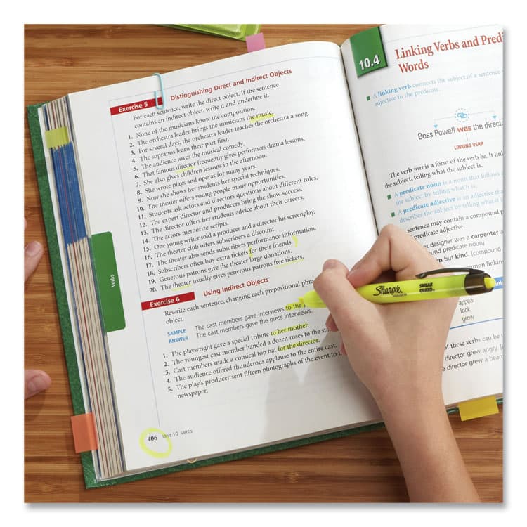 SANFORD Retractable Highlighters, Fluorescent Yellow Ink, Chisel Tip, Yellow/Black Barrel, Dozen (SAN28025) thumbnail 4