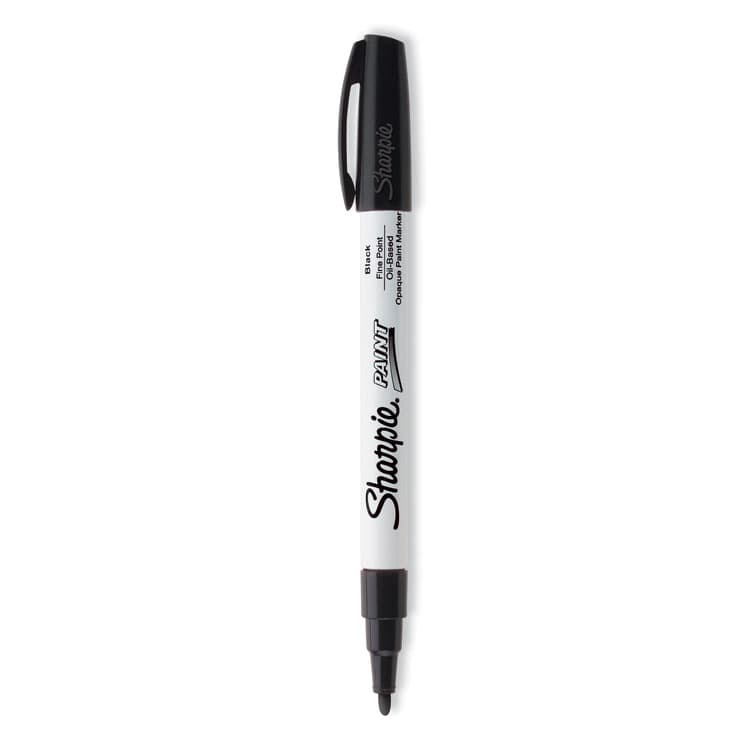 SANFORD Permanent Paint Marker, Fine Bullet Tip, Black (SAN35534)