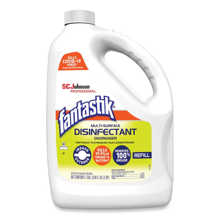 SC JOHNSON Multi-Surface Disinfectant Degreaser, Pleasant Scent, 1 Gallon Bottle (SJN311930EA)