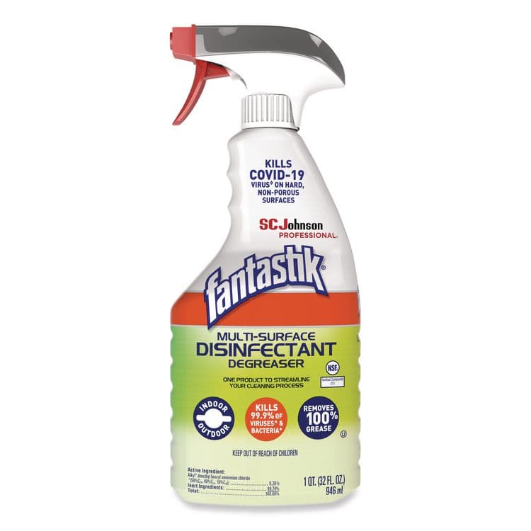 SC JOHNSON Multi-Surface Disinfectant Degreaser, Herbal, 32 oz Spray Bottle (SJN311836EA)