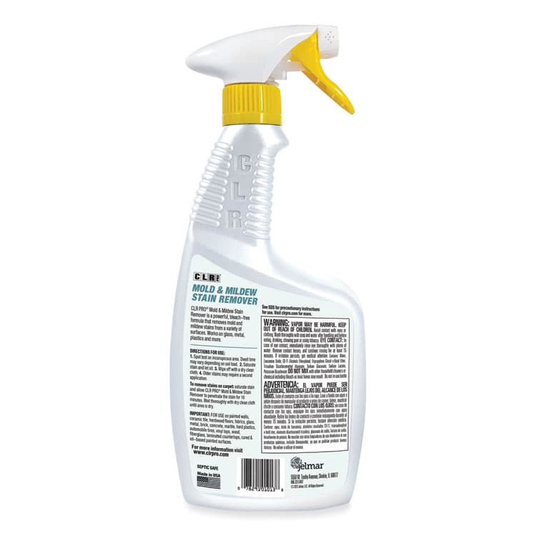 JELMAR, LLC Mold and Mildew Stain Remover, 32oz Spray Bottle, 6/Carton (JELMMSR32PRO) thumbnail 2