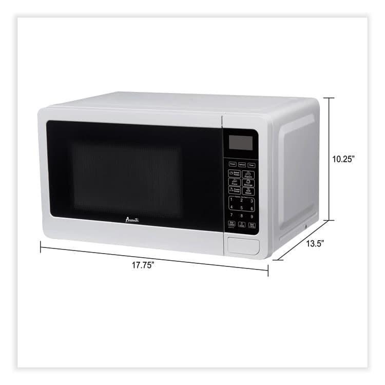 AVANTI 0.7 cu ft Microwave Oven, 700 W, White (AVAMT7V0W) thumbnail 2