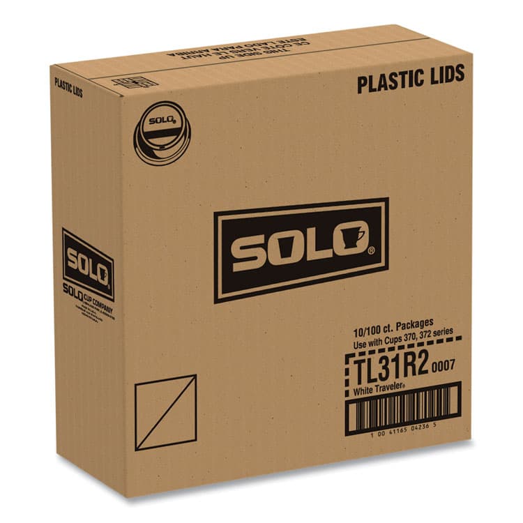 DART Traveler Cappuccino Style Dome Lid, Fits 10 oz Hot Cups, Plastic, Black, 1,000/Carton (SCCTL31B2) thumbnail 3