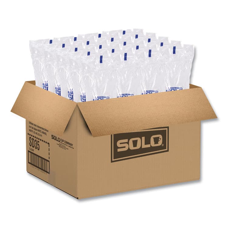 DART Sundae Cups, 3.5 oz, Plastic, Clear, 50/Bag, 20 Bags/Carton (SCCSD35) thumbnail 4