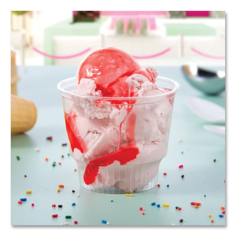 DART Sundae Cups, 12 oz, Plastic, Clear, 50/Bag, 20 Bags/Carton (SCCSD12) thumbnail 3