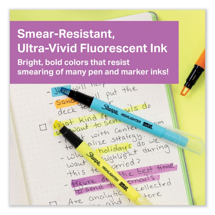 SANFORD Clearview Pen-Style Highlighter, Assorted Ink Colors, Chisel Tip, Assorted Barrel Colors, 8/Pack (SAN1966798) thumbnail 4