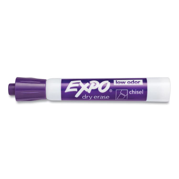 SANFORD Low-Odor Dry-Erase Marker, Broad Chisel Tip, Purple (SAN80008A) thumbnail 2