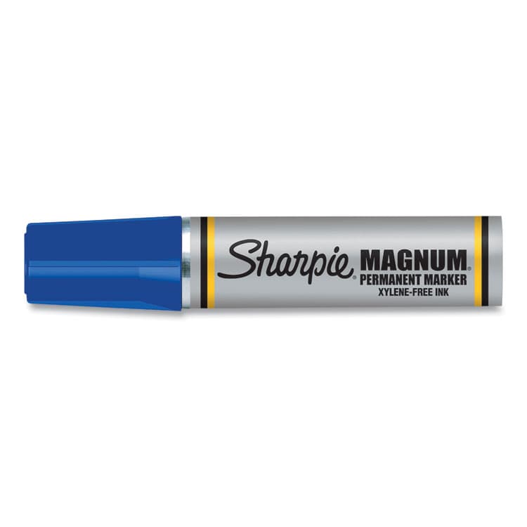 SANFORD Magnum Permanent Marker, Broad Chisel Tip, Blue (SAN44003)