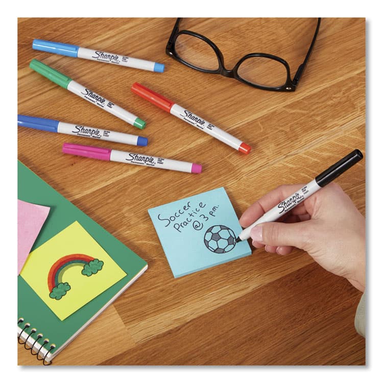 SANFORD Ultra Fine Tip Permanent Marker, Ultra-Fine Needle Tip, Red, Dozen (SAN37002) thumbnail 4