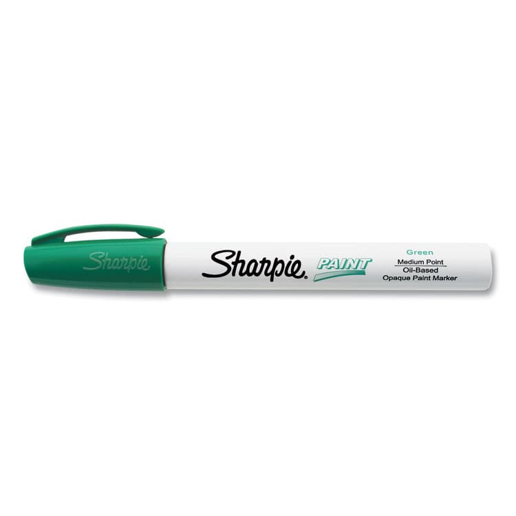 SANFORD Permanent Paint Marker, Medium Bullet Tip, Green (SAN35552) thumbnail 2