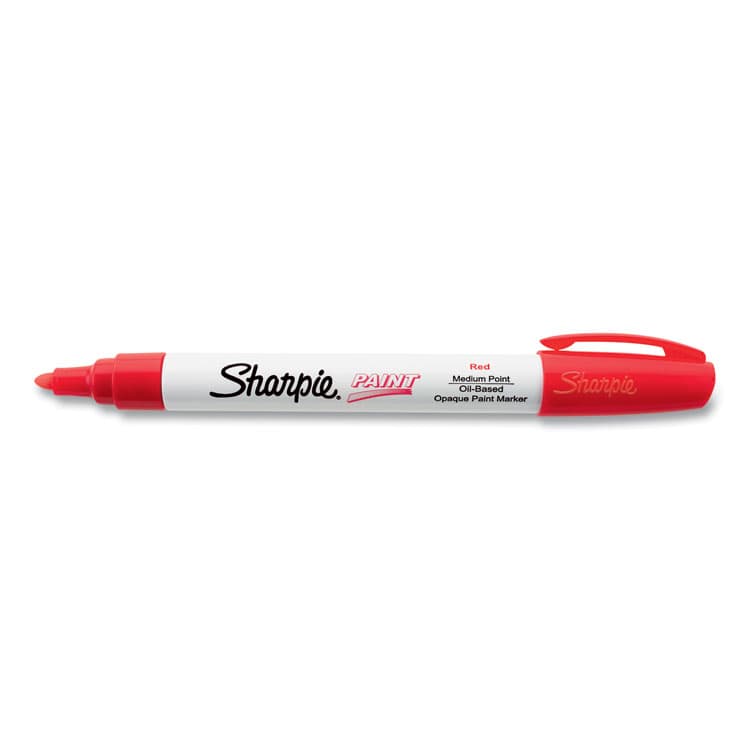 SANFORD Permanent Paint Marker, Medium Bullet Tip, Red (SAN35550) thumbnail 4