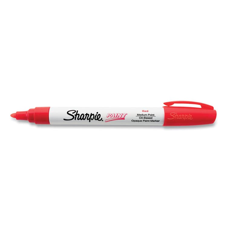 SANFORD Permanent Paint Marker, Medium Bullet Tip, Red (SAN35550) thumbnail 2