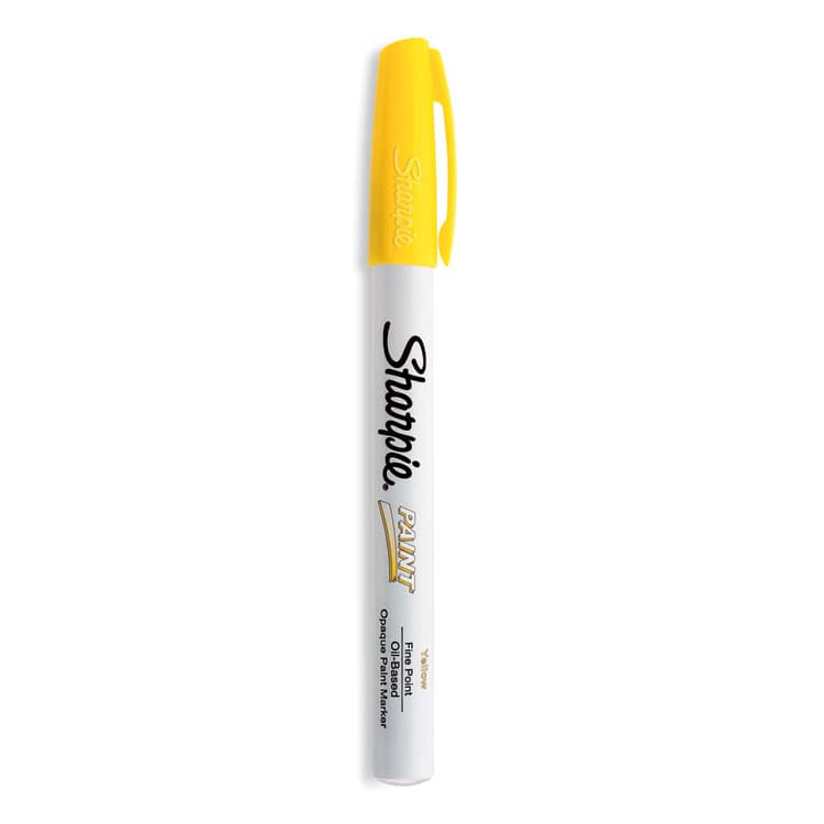 SANFORD Permanent Paint Marker, Fine Bullet Tip, Yellow (SAN35539)