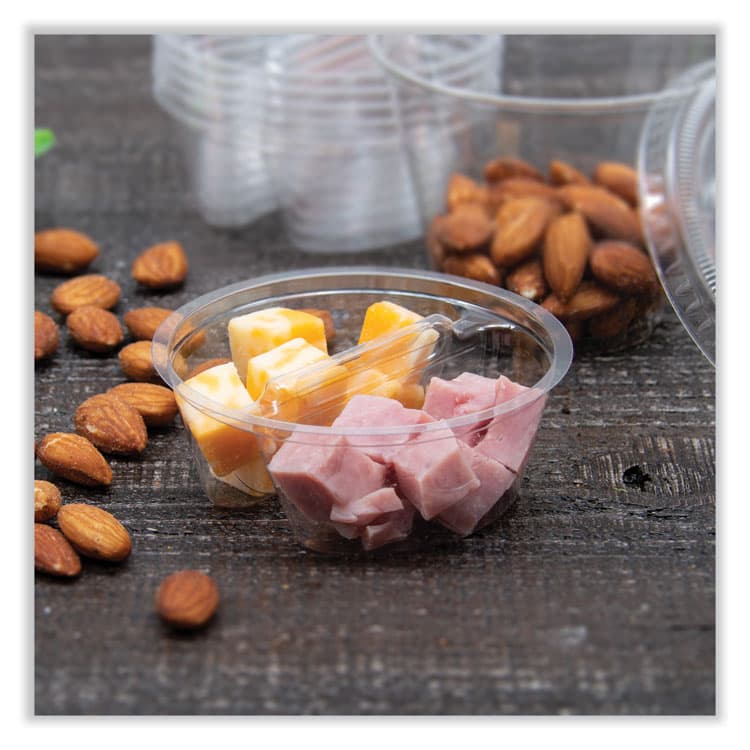 DART Plastic Cup Insert, 3.5 oz, 3.6" Diameter x 1.3" h, Clear, 1,000/Carton (DCCPF35C2) thumbnail 3