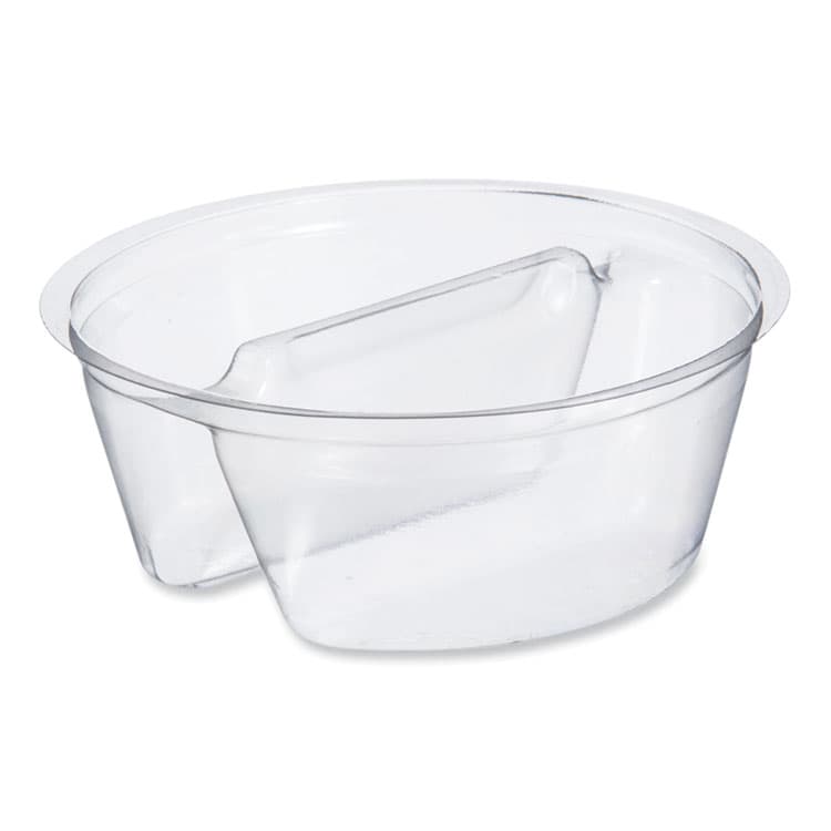 DART Plastic Cup Insert, 3.5 oz, 3.6" Diameter x 1.3" h, Clear, 1,000/Carton (DCCPF35C2)