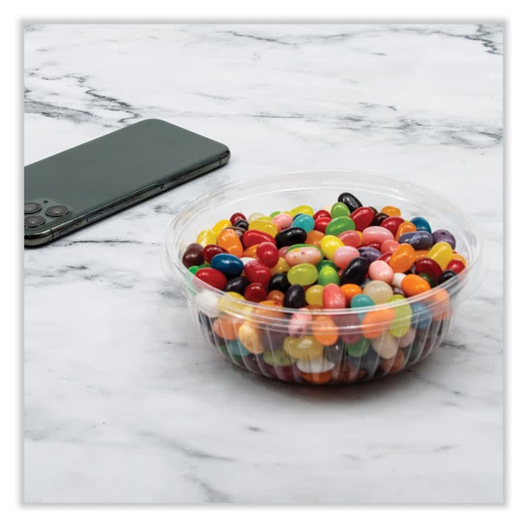 DART PresentaBowls Clear Bowls, 16 oz, Plastic, 63/Bag, 504/Carton (DCCPET16B) thumbnail 3