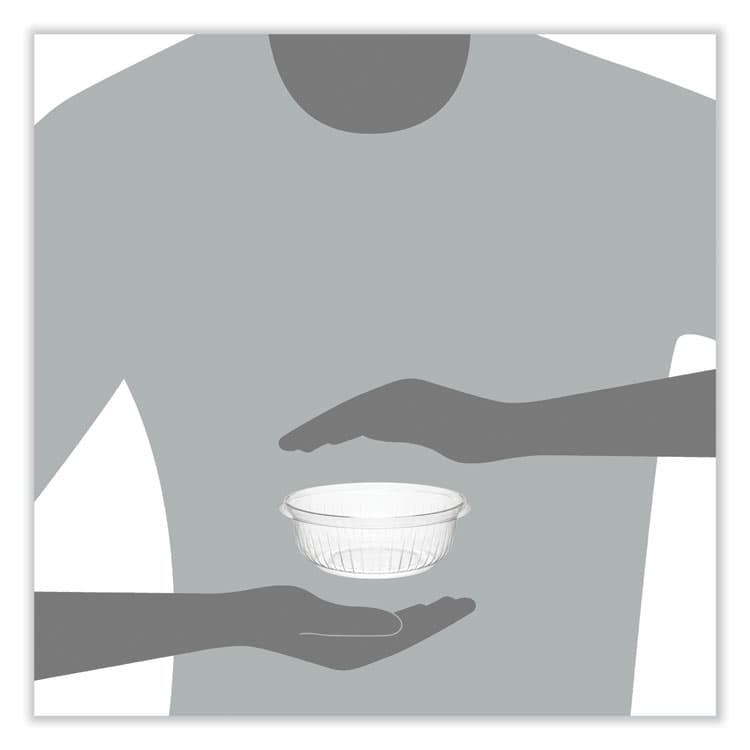 DART PresentaBowls Clear Bowls, 12 oz., Plastic, 63/Bag, 504/Carton (DCCPET12B) thumbnail 4