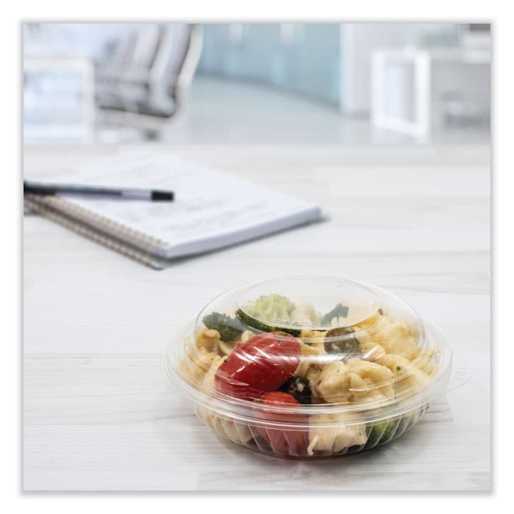 DART PresentaBowls Bowl/Lid Combo-Paks, 8 oz, Clear, Plastic, 63/Pack, 4 Packs/Carton (DCCC8BCD) thumbnail 4