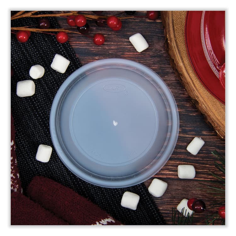 DART Dome Lids for Foam Cups and Containers, Vented, Fits 5 oz to 32 oz Cups/Containers, Plastic, Translucent, 1,000/Carton (DCC20DLV) thumbnail 2