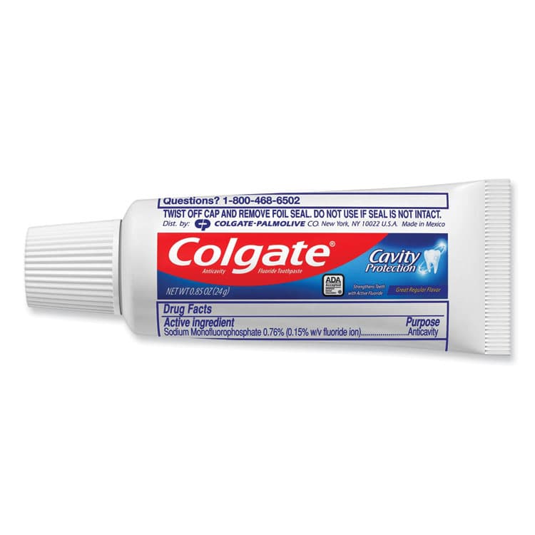 COLGATE PALMOLIVE, IPD. Fluoride Toothpaste, Personal Size, 0.85 oz Tube, Unboxed, 240/Carton (CPC09782)