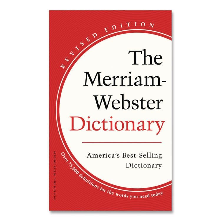 ADVANTUS CORPORATION Merriam-Webster Dictionary, Revised Edition, Paperback, 960 Pages (MER2952)