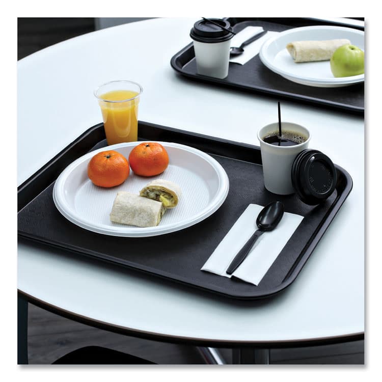 BOARDWALK Heavyweight Wrapped Polypropylene Cutlery, Spoon, Plastic, Black, 1,000/Carton (BWKTSHWPPBIW) thumbnail 4