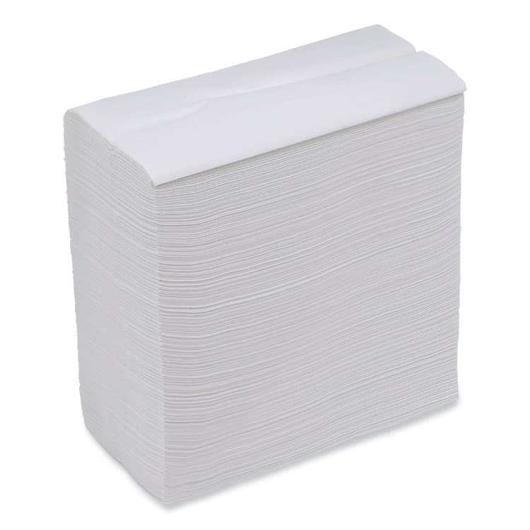 BOARDWALK Tall Fold Dispenser Napkin, 12 x 7, White, 500/Pack, 20 Packs/Carton (BWK8302W)