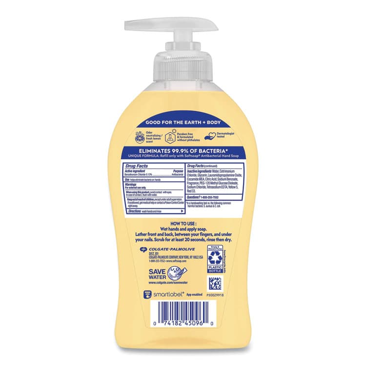 COLGATE PALMOLIVE, IPD. Antibacterial Hand Soap, Citrus Scent, 11.25 oz (CPC45096EA) thumbnail 3
