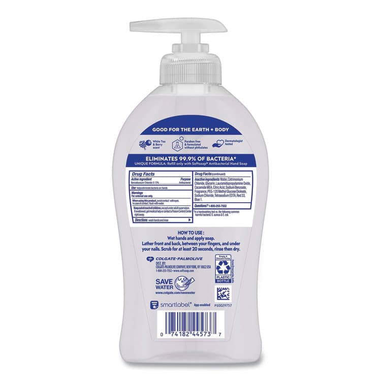 COLGATE PALMOLIVE, IPD. Antibacterial Hand Soap, White Tea and Berry Fusion Scent, 11.25 oz (CPC44573EA) thumbnail 3