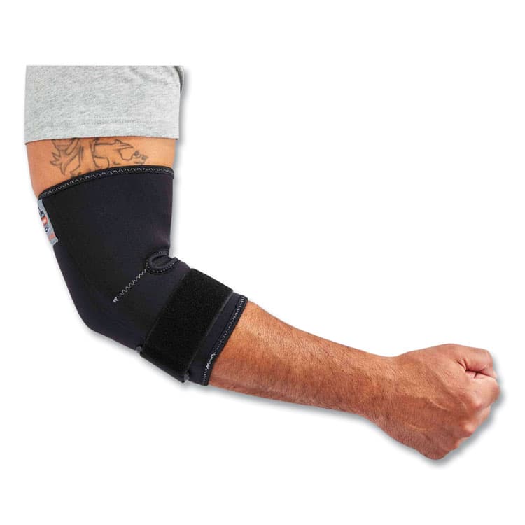 ERGODYNE CORPORATION ProFlex 655 Compression Arm Sleeve with Strap, Medium, Black (EGO16583) thumbnail 2