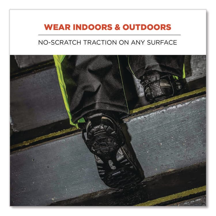 ERGODYNE CORPORATION Trex 6325 Spikeless Traction Devices, X-Large, Black, Pair (EGO16925) thumbnail 2