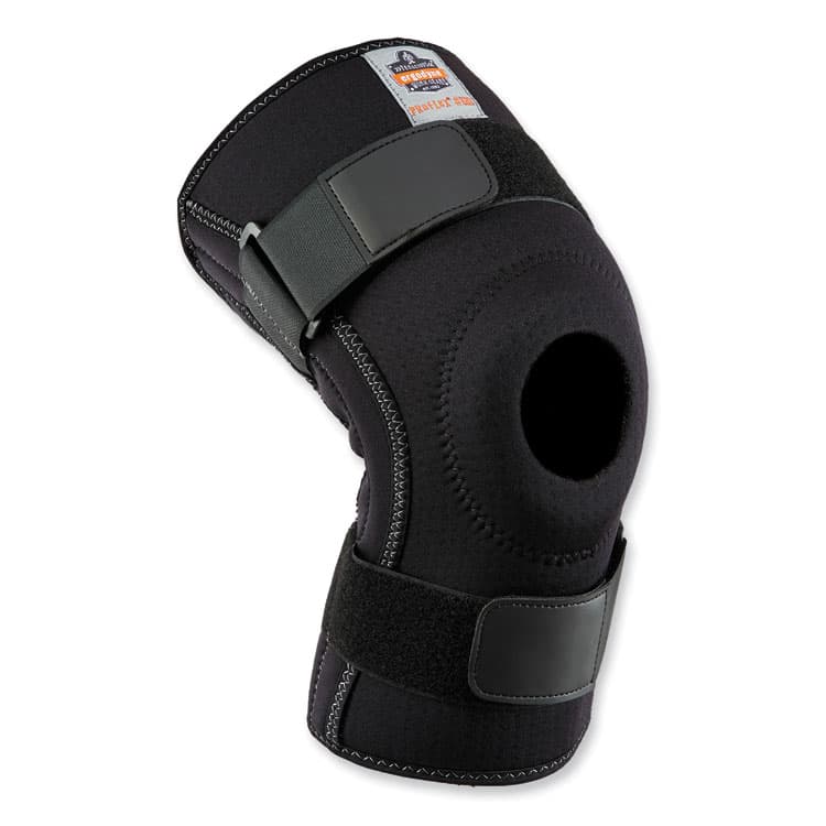 ERGODYNE CORPORATION ProFlex 620 Open Patella Spiral Stays Knee Sleeve, X-Large, Black (EGO16545)
