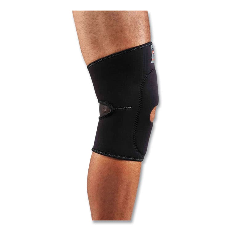 ERGODYNE CORPORATION ProFlex 615 Open Patella Anterior Pad Knee Sleeve, Medium, Black (EGO16533) thumbnail 3