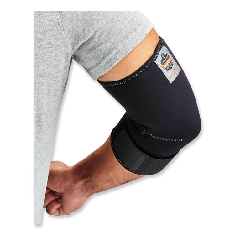 ERGODYNE CORPORATION ProFlex 655 Compression Arm Sleeve with Strap, Small, Black (EGO16582) thumbnail 4