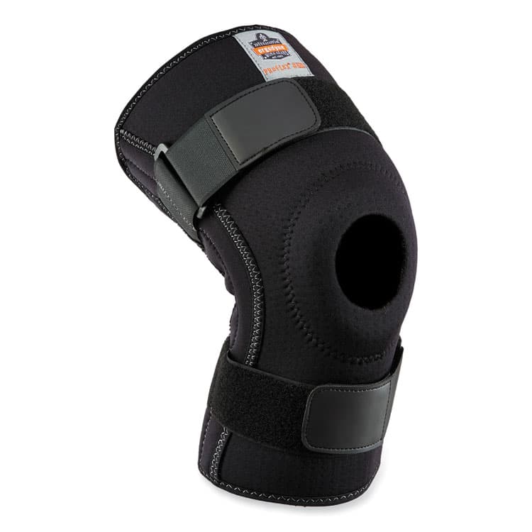 ERGODYNE CORPORATION ProFlex 620 Open Patella Spiral Stays Knee Sleeve, 2X-Large, Black (EGO16546)