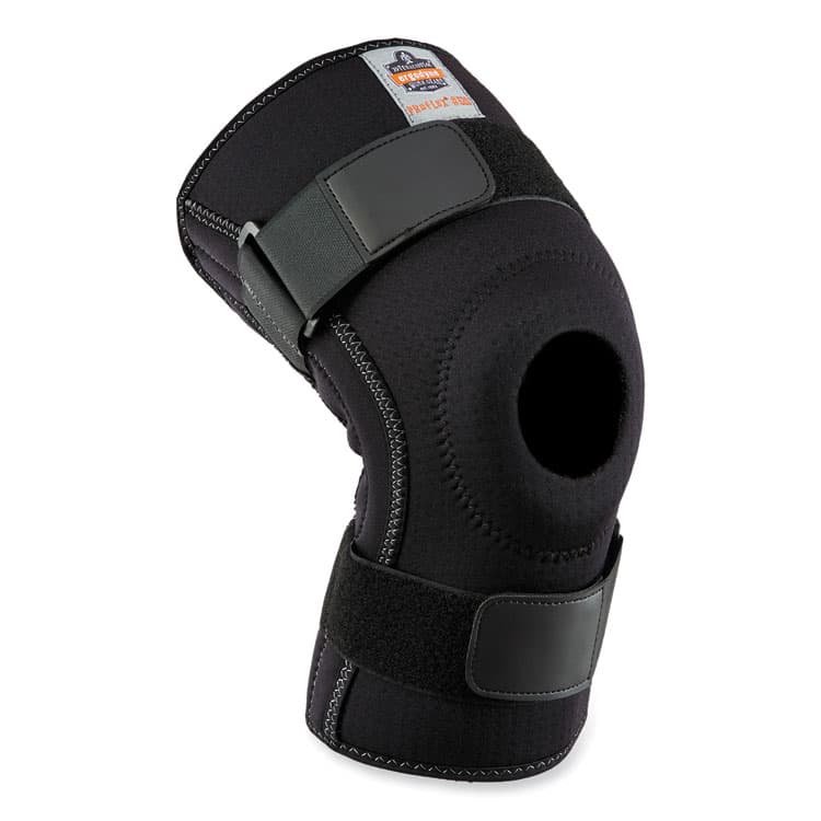 ERGODYNE CORPORATION ProFlex 620 Open Patella Spiral Stays Knee Sleeve, Large, Black (EGO16544)