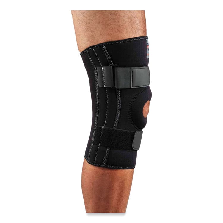 ERGODYNE CORPORATION ProFlex 620 Open Patella Spiral Stays Knee Sleeve, Large, Black (EGO16544) thumbnail 4