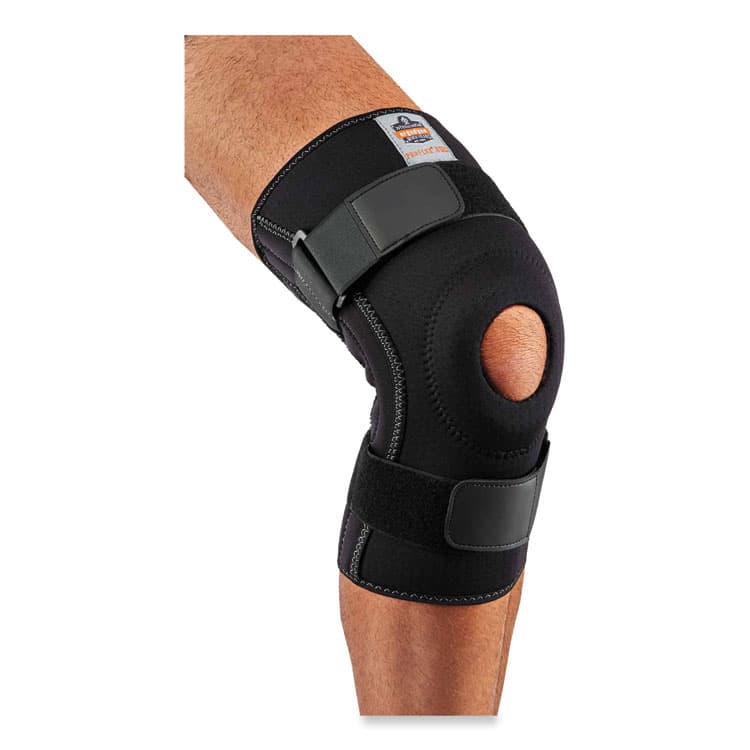 ERGODYNE CORPORATION ProFlex 620 Open Patella Spiral Stays Knee Sleeve, Medium, Black (EGO16543) thumbnail 4