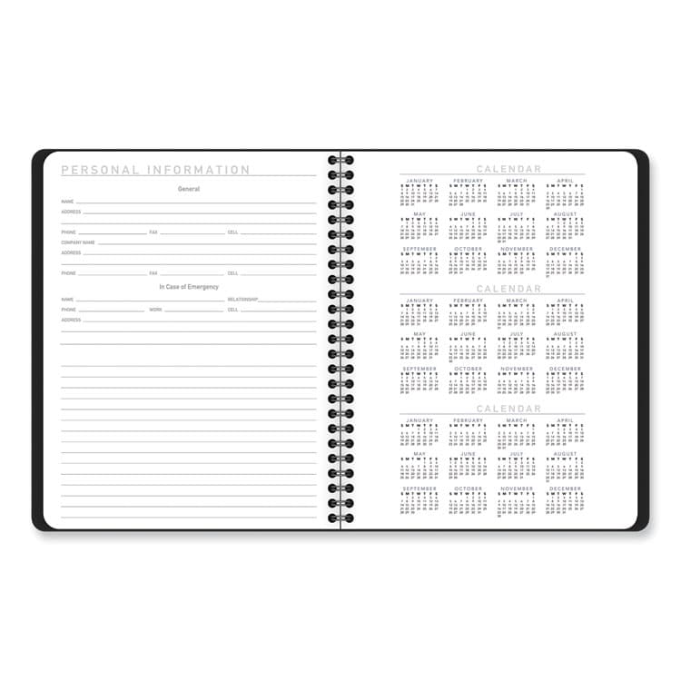 AT-A-GLANCE Contempo Lite Academic Year Weekly/Monthly Planner, 8.75 x 7.87, Black Cover, 12-Month (July to June): 2025 to 2026 (AAG7058XL05) thumbnail 3