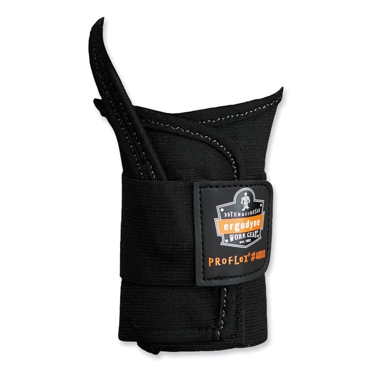 ERGODYNE CORPORATION ProFlex 4000 Single Strap Wrist Support, Small, Fits Left Hand, Black (EGO70012) thumbnail 3