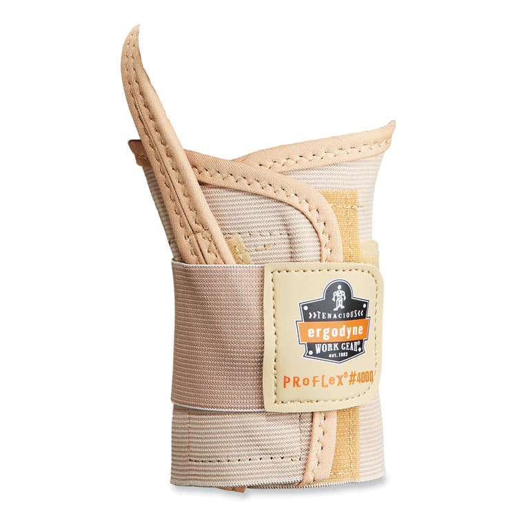 ERGODYNE CORPORATION ProFlex 4000 Single Strap Wrist Support, Medium, Fits Right Hand, Tan (EGO70104) thumbnail 4