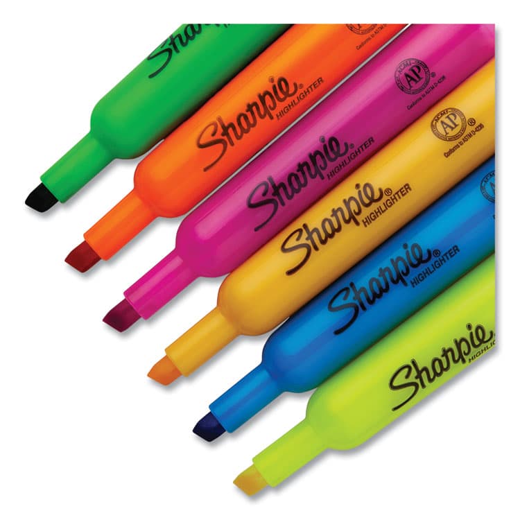 SANFORD Tank Style Highlighters, Assorted Ink Colors, Chisel Tip, Assorted Barrel Colors, 36/Pack (SAN2157487) thumbnail 4