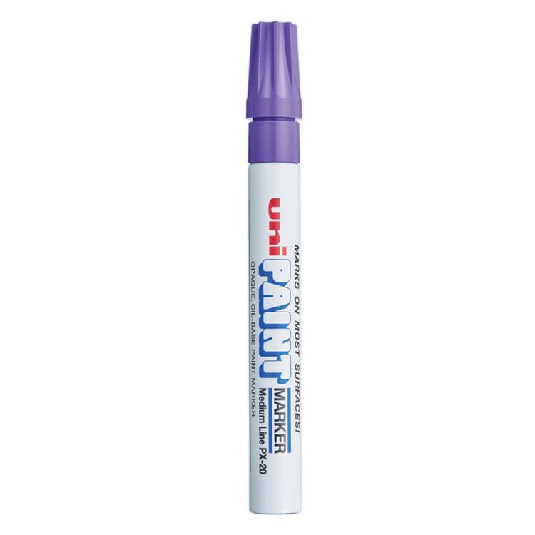 UNI Permanent Marker, Medium Bullet Tip, Violet (UBC63606)