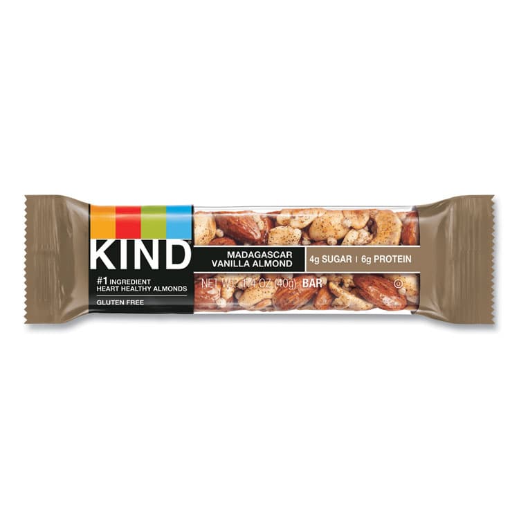KIND LLC Nuts and Spices Bar, Madagascar Vanilla Almond, 1.4 oz, 12/Box (KND17850) thumbnail 2