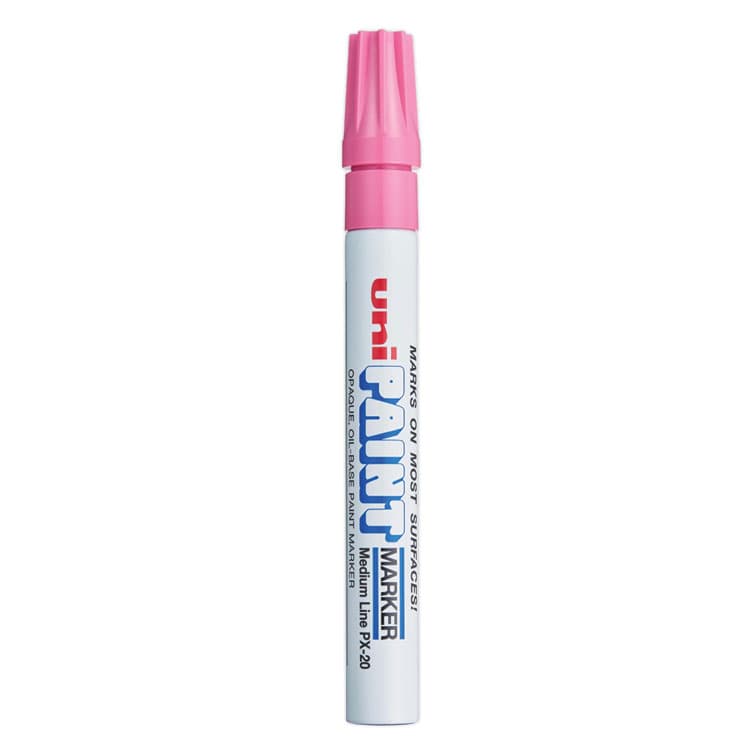UNI Permanent Marker, Medium Bullet Tip, Pink (UBC63611)